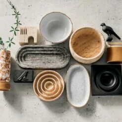 Descanso Stoneware Tray 11 Descanso Stoneware Tray -marin sHOP CB2SP22 LF PR 07A 054 hero