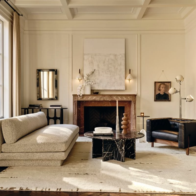 Marconi Tufted Black Leather Accent Chair 6 Marconi Tufted Black Leather Accent Chair - Image 4