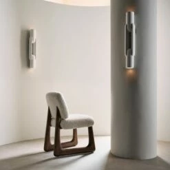 Jumeau White Concrete Wall Sconce Light -marin sHOP CB2SP23 10B V1