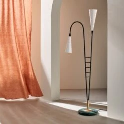 Caro Black Metal Floor Lamp 12 Caro Black Metal Floor Lamp -marin sHOP CB2SP23 10H