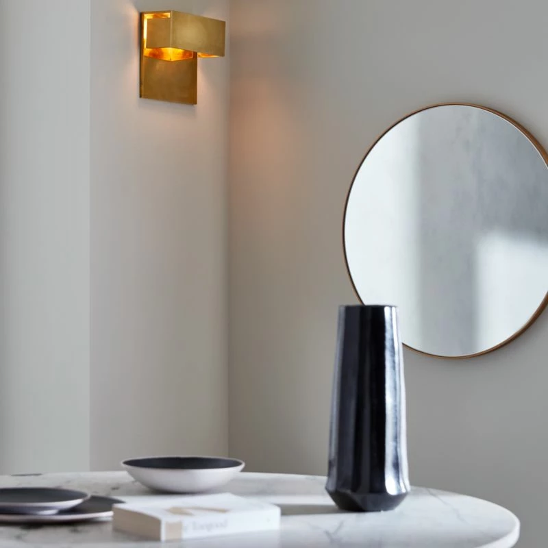 Desi Ribbed Black Vase Tall 9 Desi Ribbed Black Vase Tall - Image 7