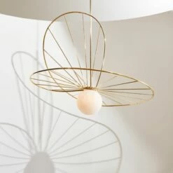 Libra Architectural Polished Brass Chandelier 11 Libra Architectural Polished Brass Chandelier -marin sHOP CB2SP23 20F v1 RET