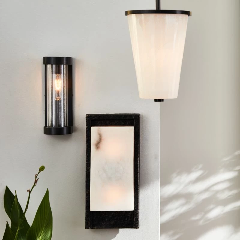 Ciel Textured Glass Wall Sconce Light 6 Ciel Textured Glass Wall Sconce Light - Image 4
