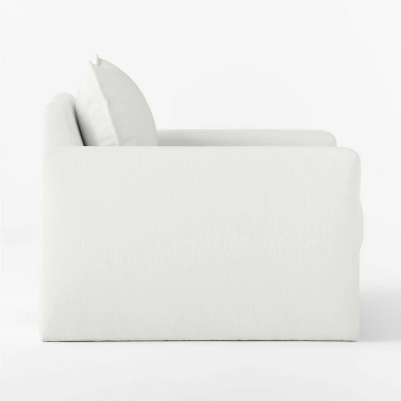 Camden White Lounge Chair 6 Camden White Lounge Chair - Image 4