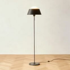 Campana Marquina Black Marble Floor Lamp -marin sHOP CampanaBkMrqMrbFloorLampAVSHF22