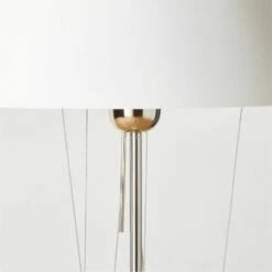 Campana Ivory Stainless Steel Floor Lamp -marin sHOP CampanaIvoryNSSFloorLampAV2SHF22
