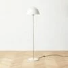 Campana Ivory Stainless Steel Floor Lamp -marin sHOP CampanaIvoryNSSFloorLampSHF22