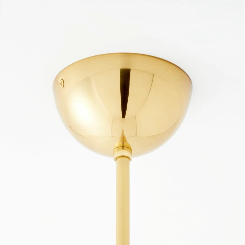 Capistrano Brass Pendant Light 22" 6 Capistrano Brass Pendant Light 22" - Image 4