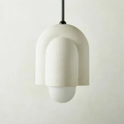 Capricorn Limestone Dome Pendant Light