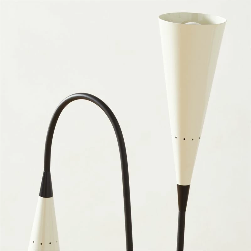 Caro Black Metal Floor Lamp 6 Caro Black Metal Floor Lamp - Image 4