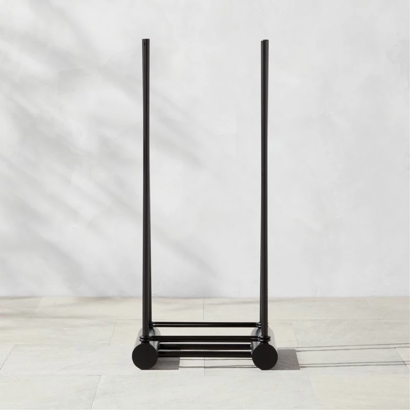 Casimir Black Steel Outdoor Firewood Rack 4 Casimir Black Steel Outdoor Firewood Rack - Image 2