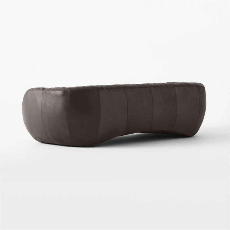 Cecil Black Leather Sofa 7 Cecil Black Leather Sofa - Image 5