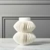 Celia White Porcelain Vase -marin sHOP CeliaVaseWhiteSHF17