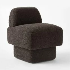 Chiara Brown Boucle Vanity Chair -marin sHOP ChiaraBclVanityChair3QSSS23