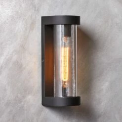 Ciel Textured Glass Wall Sconce Light 7 Ciel Textured Glass Wall Sconce Light -marin sHOP CielTxtdGlsSconceROS23