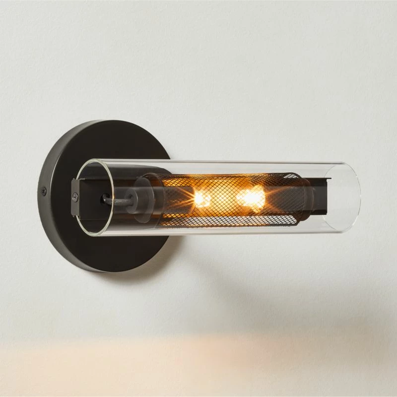 Cilindro Black Steel Wall Sconce 4 Cilindro Black Steel Wall Sconce - Image 2