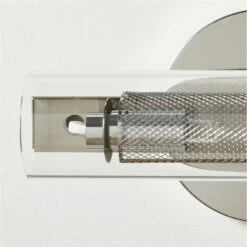 Cilindro Polished Stainless Steel Wall Sconce -marin sHOP CilindroPldSSSconceAVSHF22