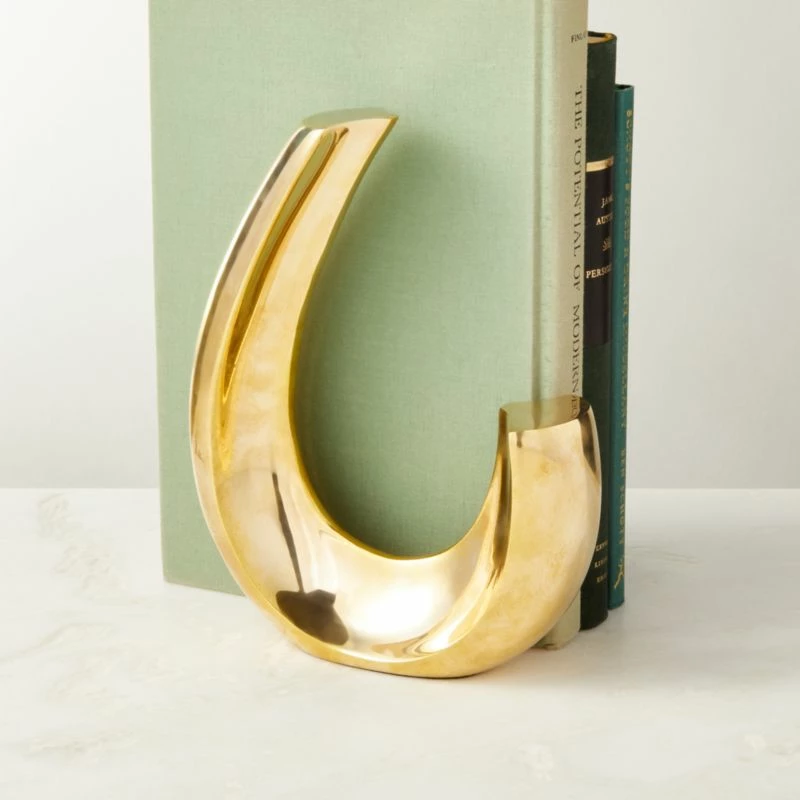 Clef Brass Sculpture Bookend 4 Clef Brass Sculpture Bookend - Image 2