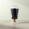 Small Glass Cloche With Black Matches -marin sHOP ClocheWBlackMatchesSmallHSHF22