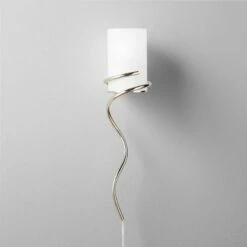 Coiled Champagne Wall Sconce