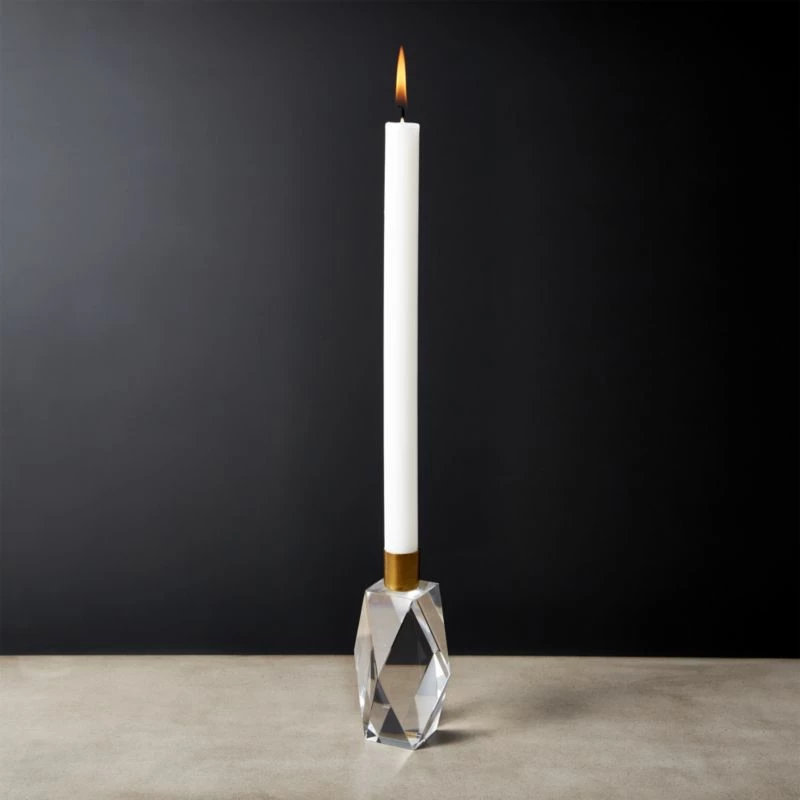 Cosette Crystal Taper Candle Holder Small 5 Cosette Crystal Taper Candle Holder Small - Image 3