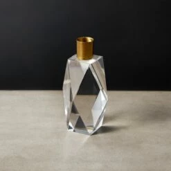 Cosette Crystal Taper Candle Holder Small
