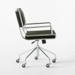 Court Black Vegan Leather Office Chair -marin sHOP CourtBlackOfficeChairSDSSS22