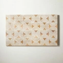 Cultivo Geometric Wood Wall Art -marin sHOP CultivoWoodWallArtSHS20