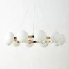 Curie Polished Champagne Chandelier -marin sHOP CuriePlshdChmpgnChndlrSHF22