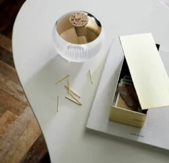 Oro Champagne Gold Decorative Storage Box -marin sHOP CurveBallMatchStrikerSP18