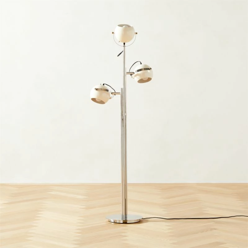 Daltrey White Metal Floor Lamp 3 Daltrey White Metal Floor Lamp