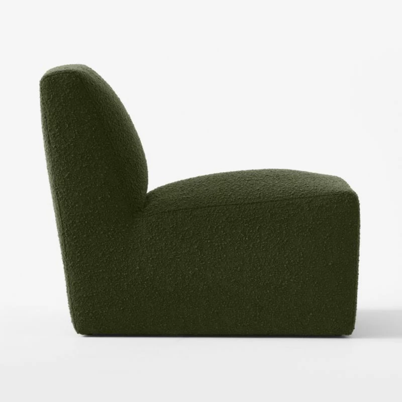 Dario Green Boucle Accent Chair 7 Dario Green Boucle Accent Chair - Image 5