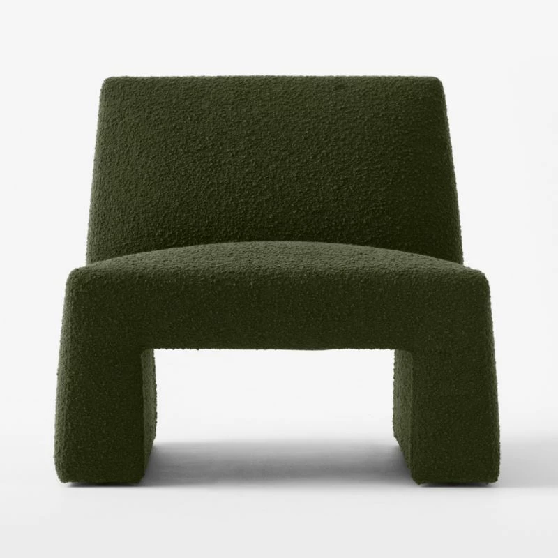 Dario Green Boucle Accent Chair 5 Dario Green Boucle Accent Chair - Image 3