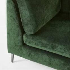 Decker 2-Piece L-Shaped Green Performance Velvet Sectional Sofa With Left Arm Chaise -marin sHOP DeckerGreenCornerChairAVSSF23