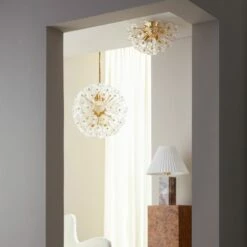 Lamina Polished Brass Flush Mount Light -marin sHOP DecoArtsLightingMarqueePCF22 1