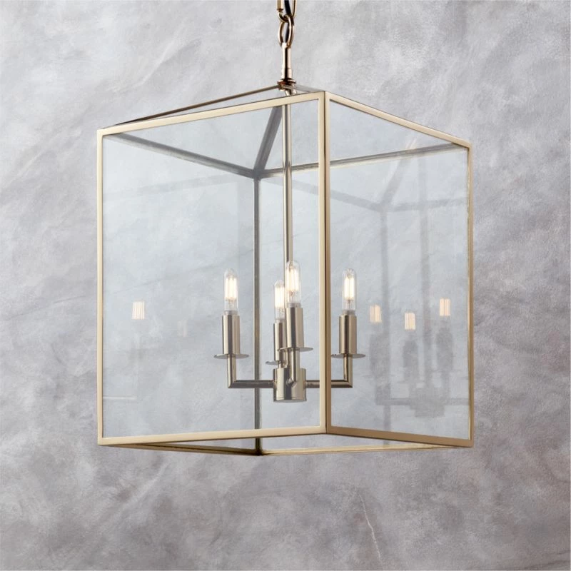 Denver Indoor/Outdoor Polished Brass Pendant Light 4 Denver Indoor/Outdoor Polished Brass Pendant Light - Image 2