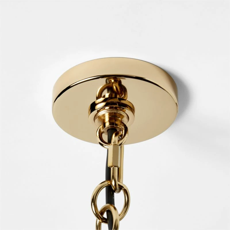 Denver Indoor/Outdoor Polished Brass Pendant Light 7 Denver Indoor/Outdoor Polished Brass Pendant Light - Image 5