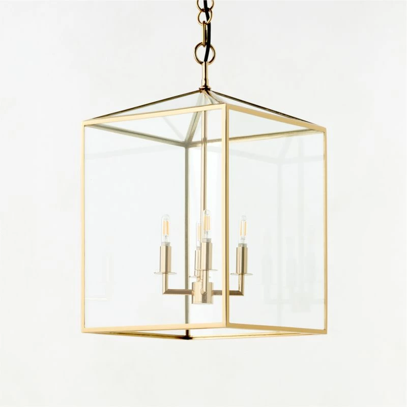 Denver Indoor/Outdoor Polished Brass Pendant Light 5 Denver Indoor/Outdoor Polished Brass Pendant Light - Image 3
