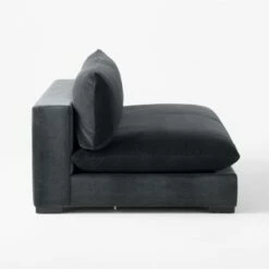 Deseo Charcoal Grey Performance Velvet Armless Loveseat 11 Deseo Charcoal Grey Performance Velvet Armless Loveseat -marin sHOP DeseoChcVltArmlessLvstSDSSF23