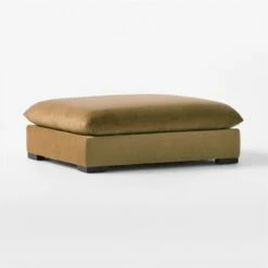 Deseo Copper Brown Performance Velvet Ottoman -marin sHOP DeseoCpprOttoman3QSSF23
