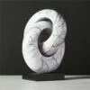 Don't Get It Twisted Marble Decorative Object 2 Don't Get It Twisted Marble Decorative Object -marin sHOP DontGetItTwistedMblObjSHF21