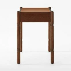 Dreher Brown Leather Desk With Drawer 17 Dreher Brown Leather Desk With Drawer -marin sHOP DreherWoodDeskSDSSS22