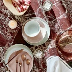 Bangle Dirty Rose Glass Decorative Bowl -marin sHOP DriftReactiveDinnerwareAG21 1x1