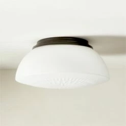 Dufrene Matte Black Flush Mount Light