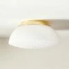 Dufrene Polished Brass Flush Mount Light -marin sHOP DufrenePldBrsFlushMountSHS23