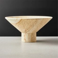 Dune Footed Sandstone Bowl