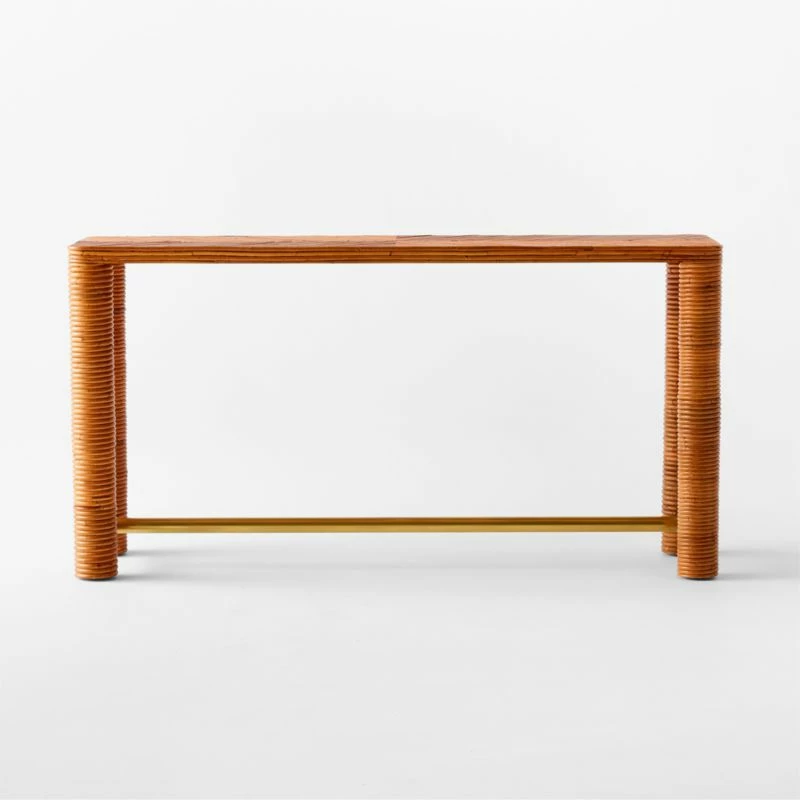 Edie Rattan Console Table 4 Edie Rattan Console Table - Image 2