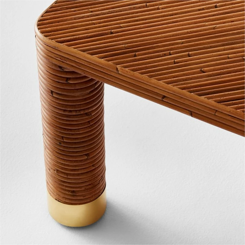 Edie Rectangular Rattan Coffee Table 7 Edie Rectangular Rattan Coffee Table - Image 5