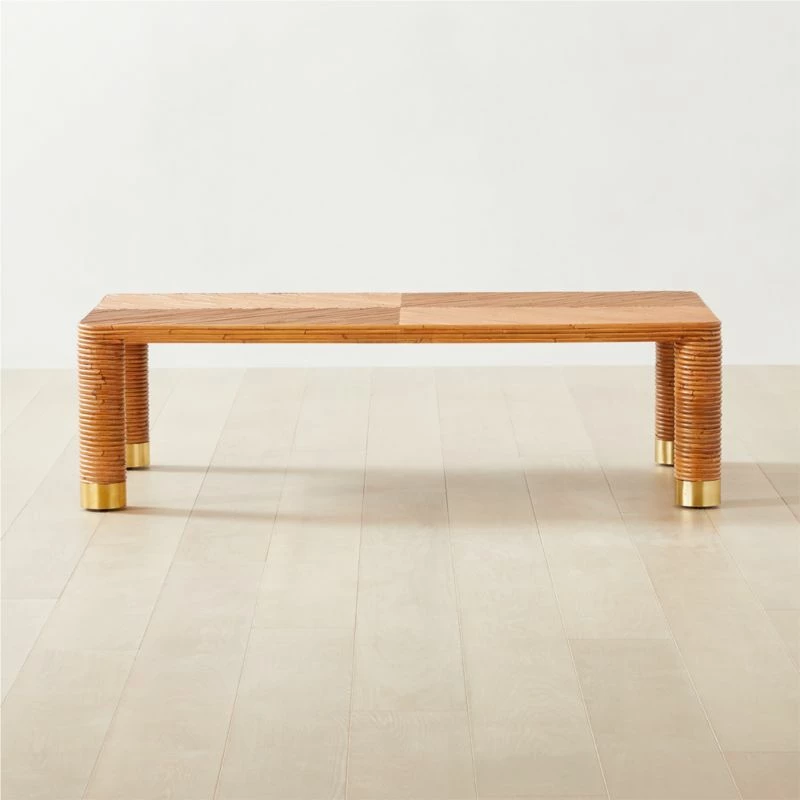 Edie Rectangular Rattan Coffee Table 3 Edie Rectangular Rattan Coffee Table