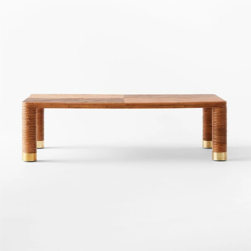 Edie Rectangular Rattan Coffee Table 4 Edie Rectangular Rattan Coffee Table - Image 2